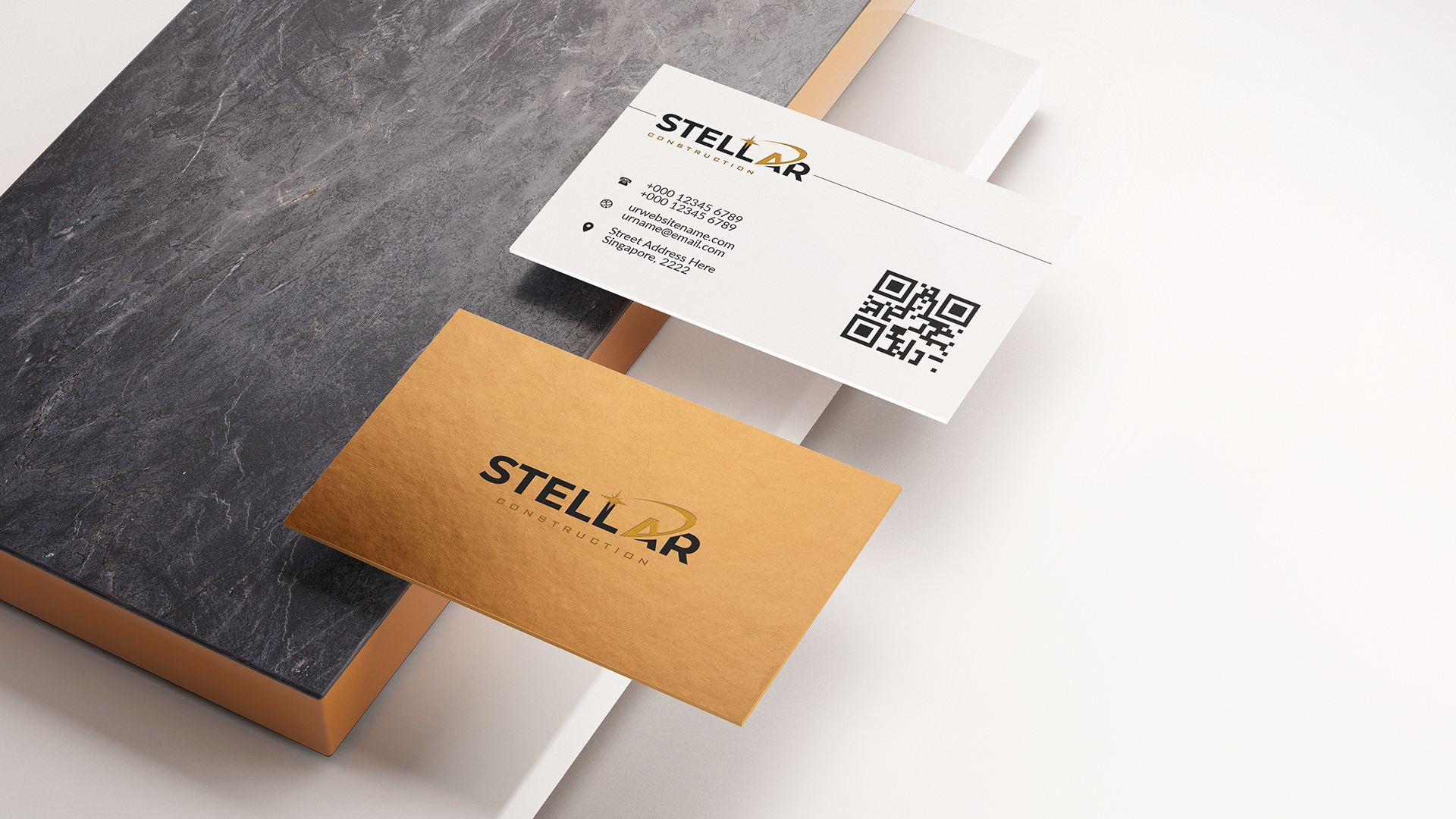 Stellar Construction branding 1